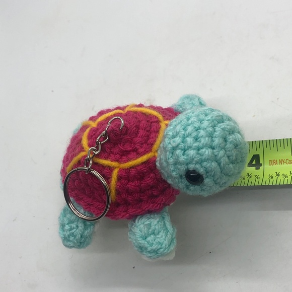 Hand Crochet  Sea Turtle  Amigurumi Keychain Bag Accessories - Picture 16 of 16